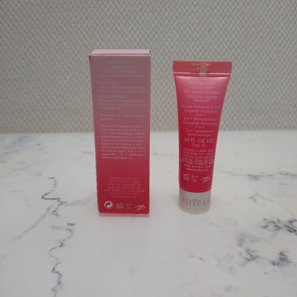 Estee Lauder Nutritious 2 in 1 Foam Cleanser Face Wash Purify Pore Mini .24 oz - Picture 2 of 4
